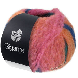 Lana Grossa GIGANTE | 15-Mandarin/Petrolgrün/Pink/Petrolblau/Tannengrün/Smaragd