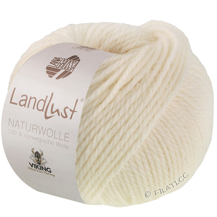 Lana Grossa LANDLUST Naturwolle | 01-Wollweiß