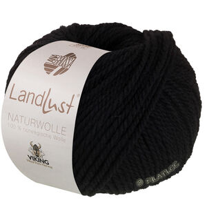 Lana Grossa LANDLUST Naturwolle | 11-Schwarz