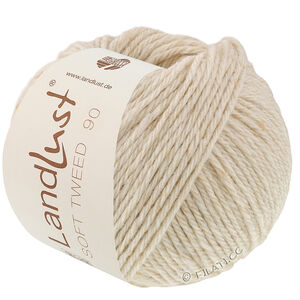 Lana Grossa LANDLUST Soft Tweed 90 | 36-Muschelkalk meliert