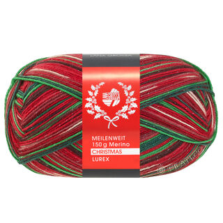 Lana Grossa MEILENWEIT 6-FACH 150g Merino Christmas Lurex