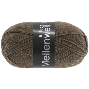 Lana Grossa MEILENWEIT 6-FACH 150g | 9103-Dunkelbraun