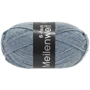 Lana Grossa MEILENWEIT 6-FACH 150g | 9226-Graublau meliert