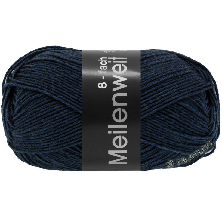 Lana Grossa MEILENWEIT 8-FACH 150g | 9556-Nachtblau
