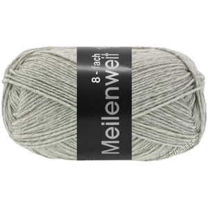 Lana Grossa MEILENWEIT 8-FACH 150g | 9564-Hellgrau meliert