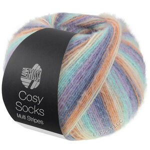 Lana Grossa MEILENWEIT 100g Cosy Socks Multi Stripes | 153-