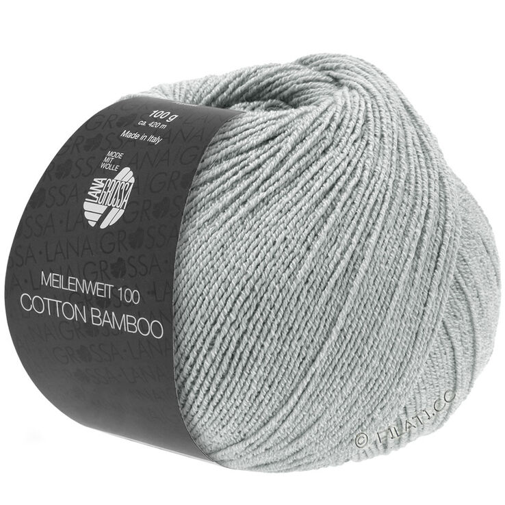 Lana Grossa MEILENWEIT 100g Cotton Bamboo | 14-Hellgrau