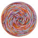 Lana Grossa MEILENWEIT 100g Merino Hand-dyed | 36-Flieder/Kürbisorange/Magenta/Helltürkis/Zartrosa