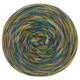 Lana Grossa MEILENWEIT 100g Merino Hand-dyed | 38-Olivgelb/Petrolblau/Steingrau/Graubeige