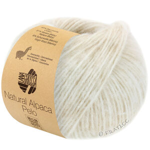 Lana Grossa NATURAL ALPACA Pelo | 005-Rohweiß/Zartbeige
