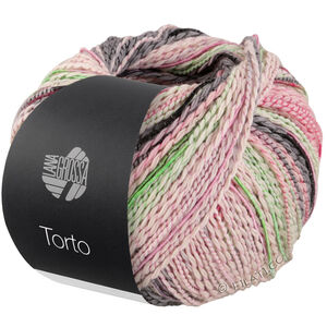 Lana Grossa TORTO | 07-Blassgrün/Rosé/Rosa/Grün/Dunkelgrau/Anthrazit/Rot