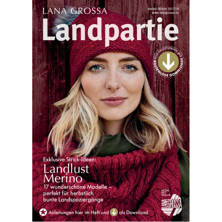 LANDPARTIE 2017 - Anleitungsheft + Modellbilder von Lana Grossa