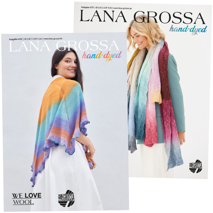 HAND-DYED No. 3 & 4 von Lana Grossa