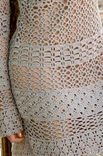 Lana Grossa KLEID IM HÄKEL-MIX Linarte