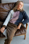 Lana Grossa QUERGESTRICKTER PULLOVER Brigitte No. 2 & Brigitte No. 3