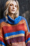 Lana Grossa MELIERTER STREIFENPULLOVER Brigitte No. 3 & Brigitte No. 4