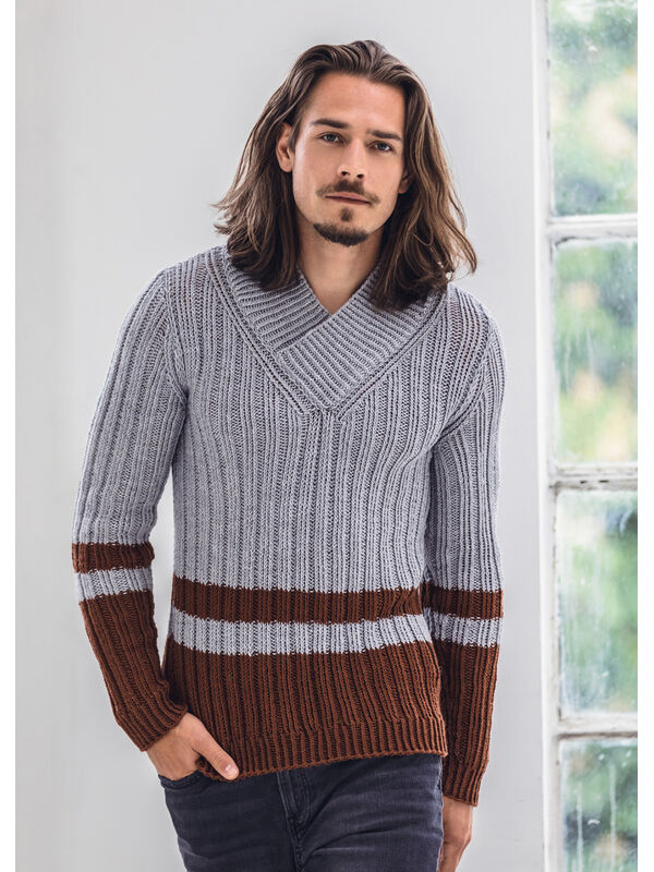 Lana Grossa PULLOVER Cool Wool Big Melange
