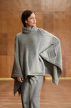 Lana Grossa PONCHO Cool Merino Big & Glamour