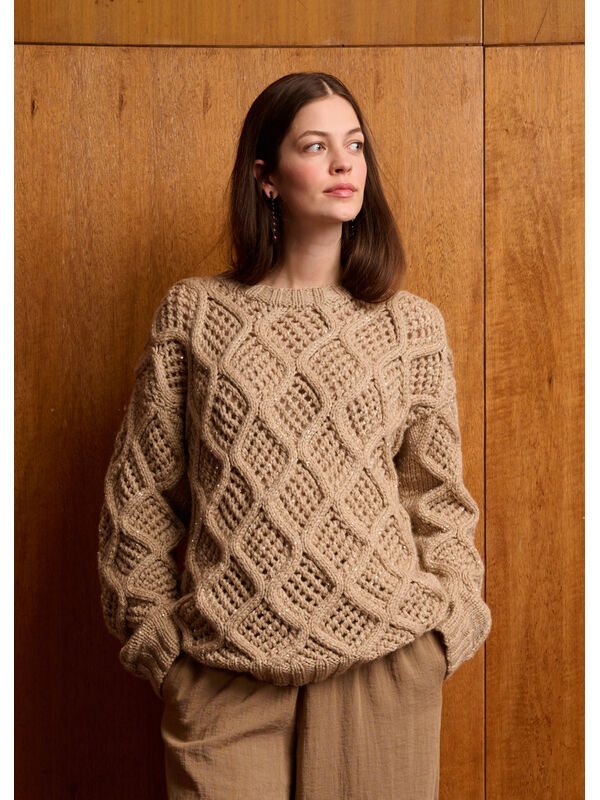Lana Grossa PULLOVER Cool Merino Big & Glamour