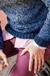 Lana Grossa HERRENPULLI Cool Wool Big uni/melange