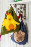 Lana Grossa TURNBEUTEL MIT HUHN Bingo Melange/Bingo/Silkhair