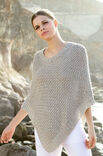 Lana Grossa PONCHO IM RIPPENWEBMUSTER Linarte