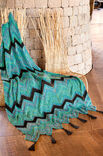 Lana Grossa DECKE IM ZACKENMUSTER Ecopuno/Silkhair Print/Linarte/Alcanto