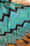 Lana Grossa DECKE IM ZACKENMUSTER Ecopuno/Silkhair Print/Linarte/Alcanto