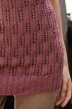 Lana Grossa TOP MIT AJOURMUSTER UND WASSERFALLKRAGEN Linarte