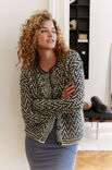 Lana Grossa JACKE IM ZACKENMUSTER Brigitte No. 2