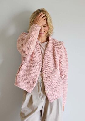 JACKE IM FLECHTMUSTER Lala Berlin Lovely Cotton von Lana Grossa