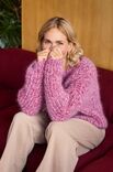 Lana Grossa PULLOVER IM HALBPATENTMUSTER Mohair Moda