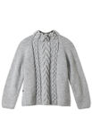 Lana Grossa RAGLANPULLI MIT ZOPFSTREIFEN Cool Merino Big