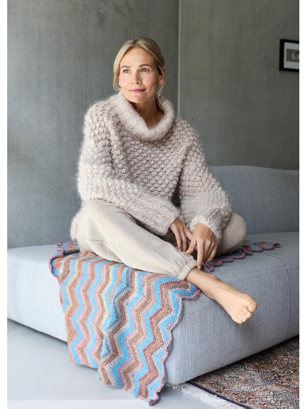 Lana Grossa ROLLKRAGENPULLI Mohair Moda