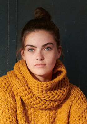 LOOP IM WEBSTRUKTURMUSTER Lala Berlin Lovely Cotton von Lana Grossa