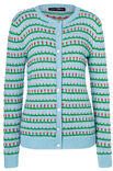 Lana Grossa JACKE IM BLUMENMUSTER Ecopuno