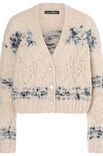 Lana Grossa JACKE MIT JACQUARD- UND AJOURMUSTERBORDÜREN Alpaca Moda & Lala Berlin Brushy