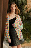 Lana Grossa STREIFENJACKE Alta Moda Cotolana & Ecco Print
