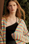 Lana Grossa STREIFENJACKE Alta Moda Cotolana & Ecco Print