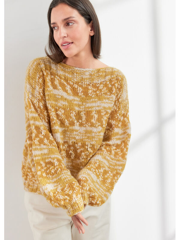 Lana Grossa PULLOVER Lala Berlin Smoothy & Lala Berlin Buffy