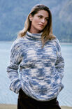 Lana Grossa ROLLKRAGENPULLOVER Natural Alpaca Pelo
