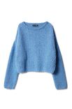Lana Grossa PULLOVER IM HALBPATENTMUSTER MIT KRAUS-RECHTS-ÄRMELN Airy