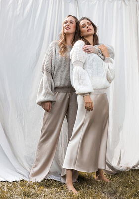 PULLOVER Brigitte No 3 & Cool Wool Lace & Brillino von FILATI Studio