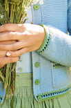 Lana Grossa DAMENJACKE MIT JACQUARDBORDÜRE  Cool Wool Big
