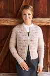 Lana Grossa JACKE MIT BLÜMCHEN Silkhair