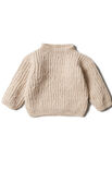 Lana Grossa PULLOVER Natural Alpaca Pelo