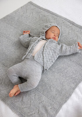 HÄKELJÄCKCHEN Cool Wool Baby von Lana Grossa