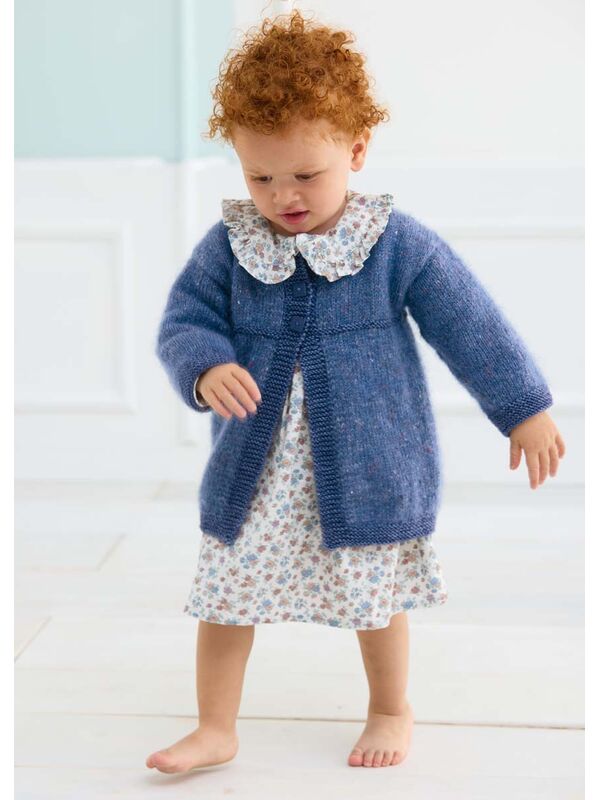Lana Grossa JACKE Natural Superkid Tweed & Cool Wool Big Vintage