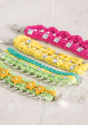 GELBES ARMBAND Organico von Lana Grossa