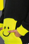 Lana Grossa PULLOVER + MÜTZE Superbingo uni/Neon